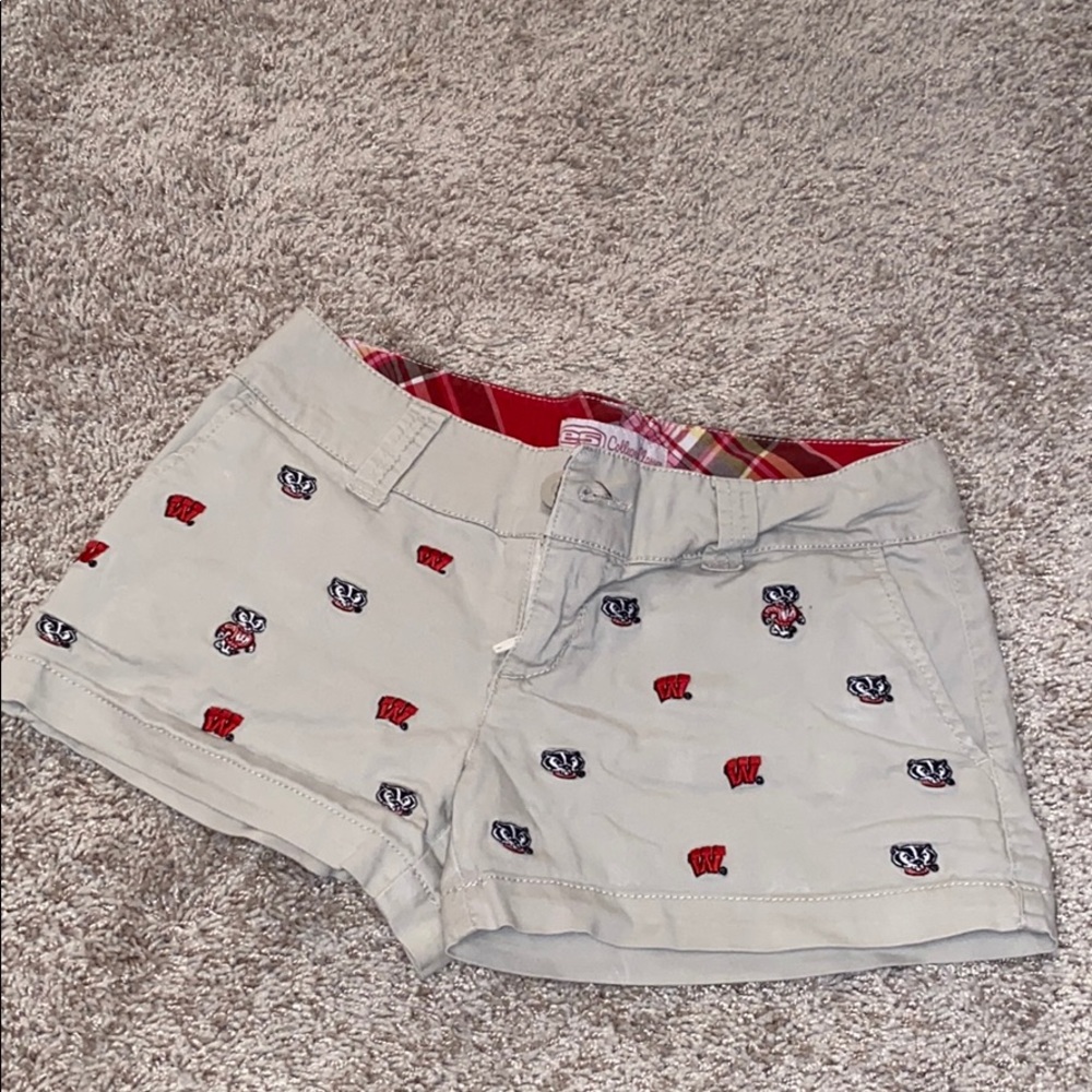 Badger game day shorts